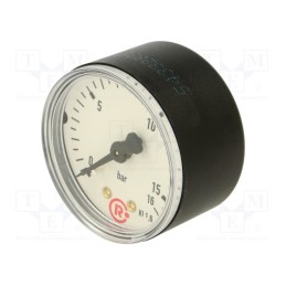 1 pcs x PNEUMAT-207-K - Manometer, 0÷16bar, 50mm, non-aggressive liquids,inert gases