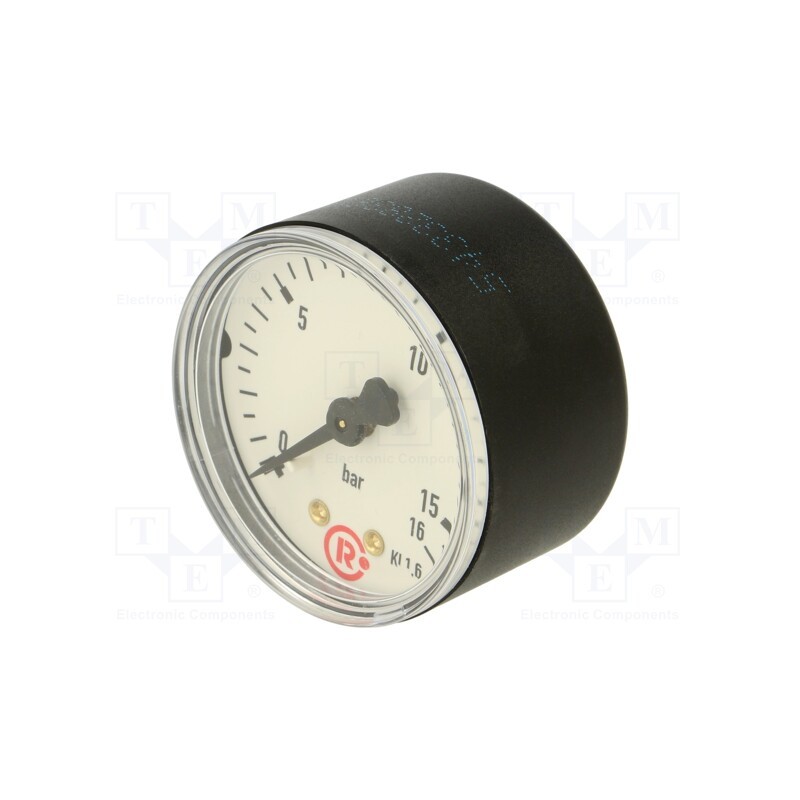 1 pcs x PNEUMAT-207-K - Manometer, 0÷16bar, 50mm, non-aggressive liquids,inert gases