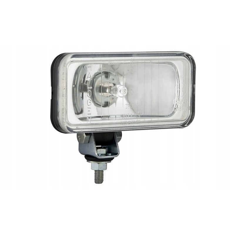 Halogen road headlight, white, universal