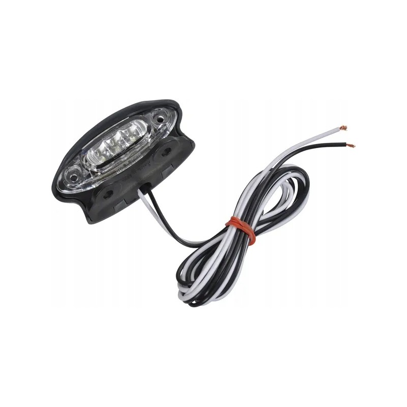 Oval LED license plate lamp