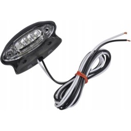 Oval LED license plate lamp
