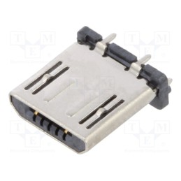 5 pcs x Global Connector Technology (GCT) - USB3150-30-075-A - Plug, USB B micro, THT, PIN: 5, straight, USB 2.0, 1.8A