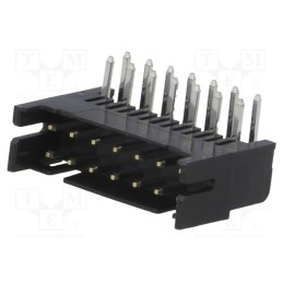 5 pcs x HIROSE - DF11-14DP-2DS(24) - Socket, PCB-cable/PCB, male, DF11, 2mm, PIN: 14, THT, on PCBs, tinned