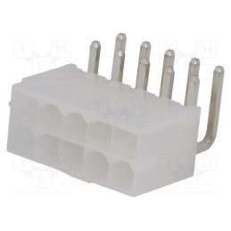 5 pcs x Amphenol Communications Solutions - MF42-RD-10 - Socket, wire-board, male, MF42, 4.2mm, PIN: 10, THT, 7A, tinned