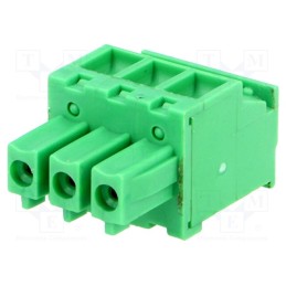 5 pcs x ADAM TECH - EB5A-03-B - Pluggable terminal block, 3.81mm, ways: 3, angled, plug, female