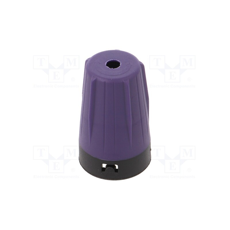 5 pcs x NEUTRIK - BST-BNC-7 - Cable holder, violet, rearTWIST