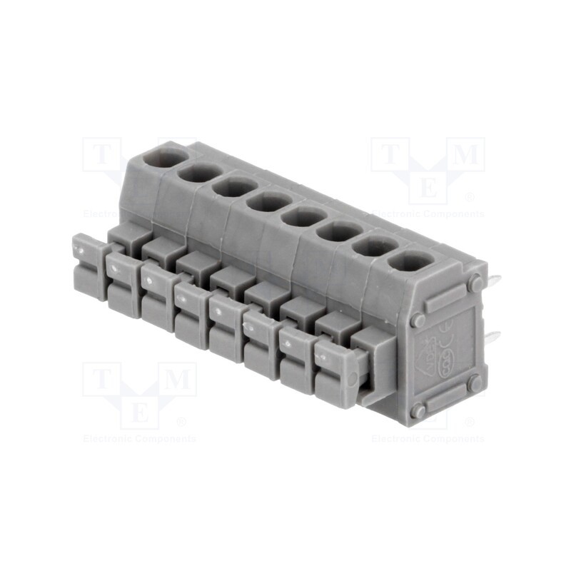 5 pcs x DEGSON ELECTRONICS - DG235-3.81-08P-11-00A(H) - PCB terminal block, angled 90°, 3.81mm, ways: 8, on PCBs, 1.5mm2