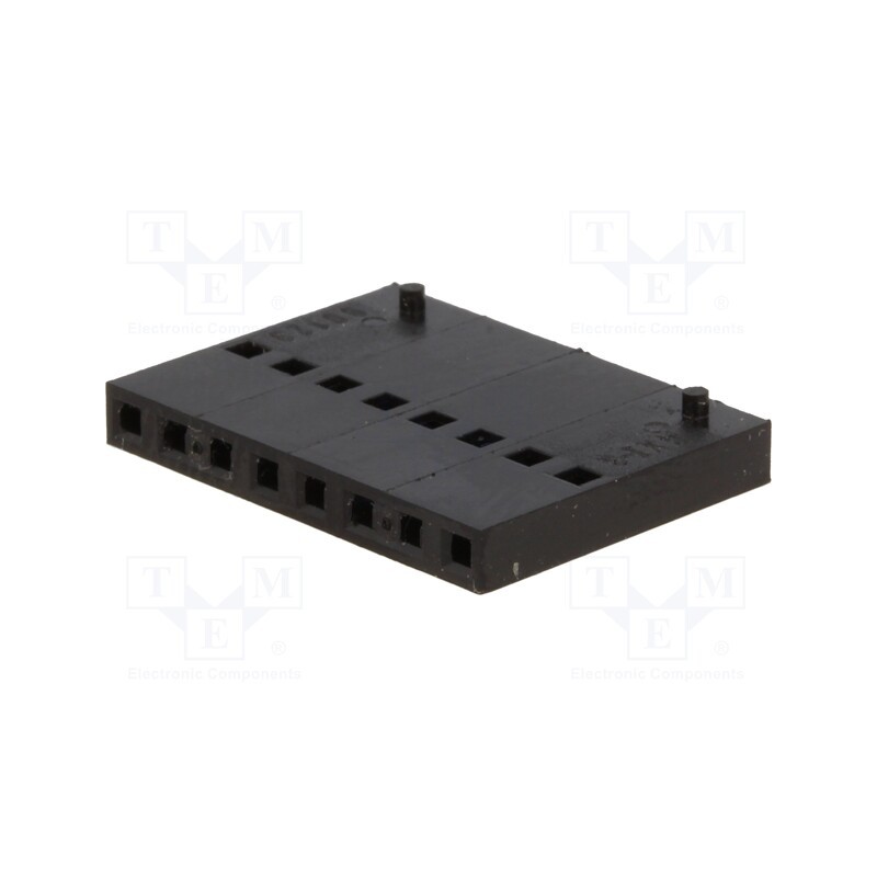 5 pcs x MOLEX - 901230108 - Plug, wire-board, female, C-Grid III, 2.54mm, PIN: 8, w/o contacts