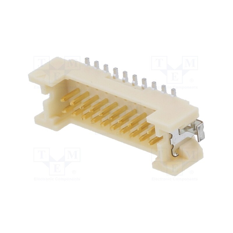 5 pcs x HIROSE - DF13EA-20DP-1.25V(65) - Socket, wire-board, male, DF13, 1.25mm, PIN: 20, SMT, on PCBs