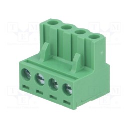 5 pcs x DEGSON ELECTRONICS - 2EDGK-5.0-04P-14 - Pluggable terminal block, 5mm, ways: 4, straight, plug, female