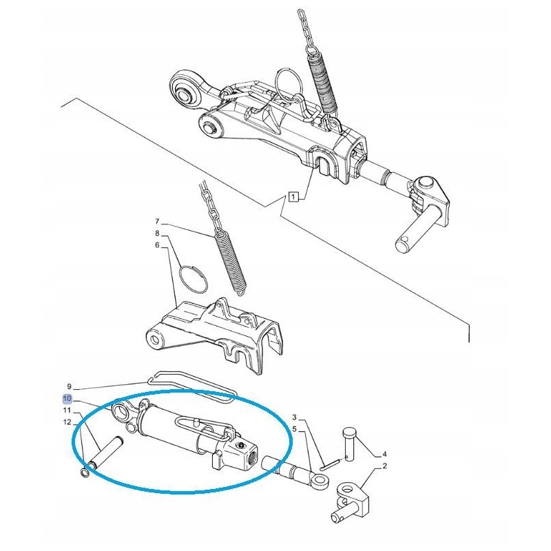 New Holland T6000 T7 Stabilizer 87389393 cnh