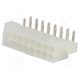 5 pcs x Amphenol Communications Solutions - MF42-RE-16 - Socket, wire-board, male, MF42, 4.2mm, PIN: 16, THT, mounting holes