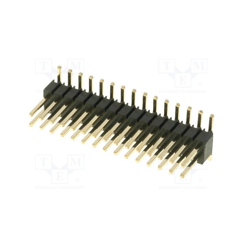 5 pcs x CONNFLY - DS1031-08-2*15P8BS41-3A - Pin header, pin strips, male, PIN: 30, vertical, 1.27mm, SMT, 2x15