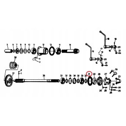 Ursus C 330 relay PTO cover gasket