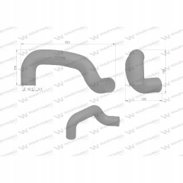 Radiator hose 81868754 Warynski