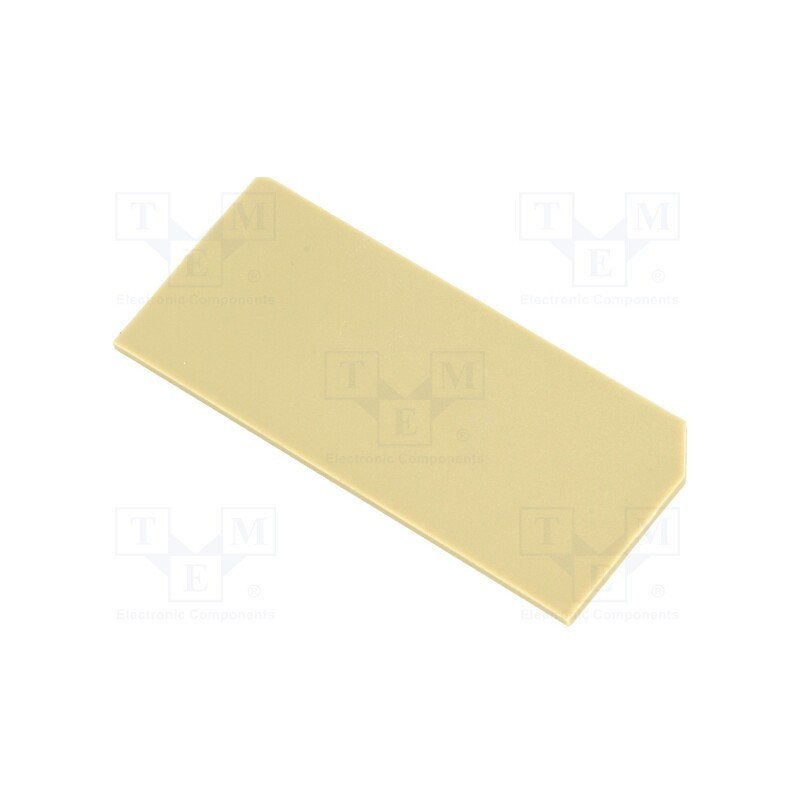 5 pcs x WEIDMu00dcLLER - 0380360000 AP ASK1 - End/partition plate, grey, ASK1