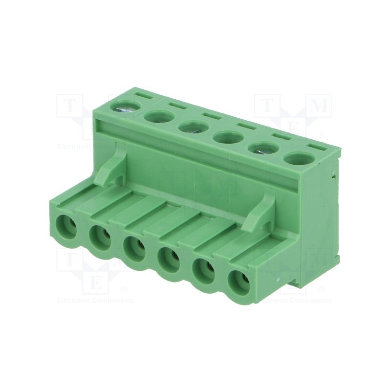 5 pcs x DEGSON ELECTRONICS - 2EDGK-5.0-06P-14 - Pluggable terminal block, 5mm, ways: 6, straight, plug, female