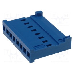 5 pcs x TE Connectivity - 281838-8 - Plug, wire-board, female, HE14, 2.54mm, PIN: 8, w/o contacts