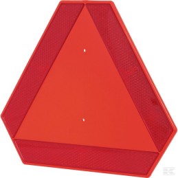 Triangle warning sign for low-speed vehicles