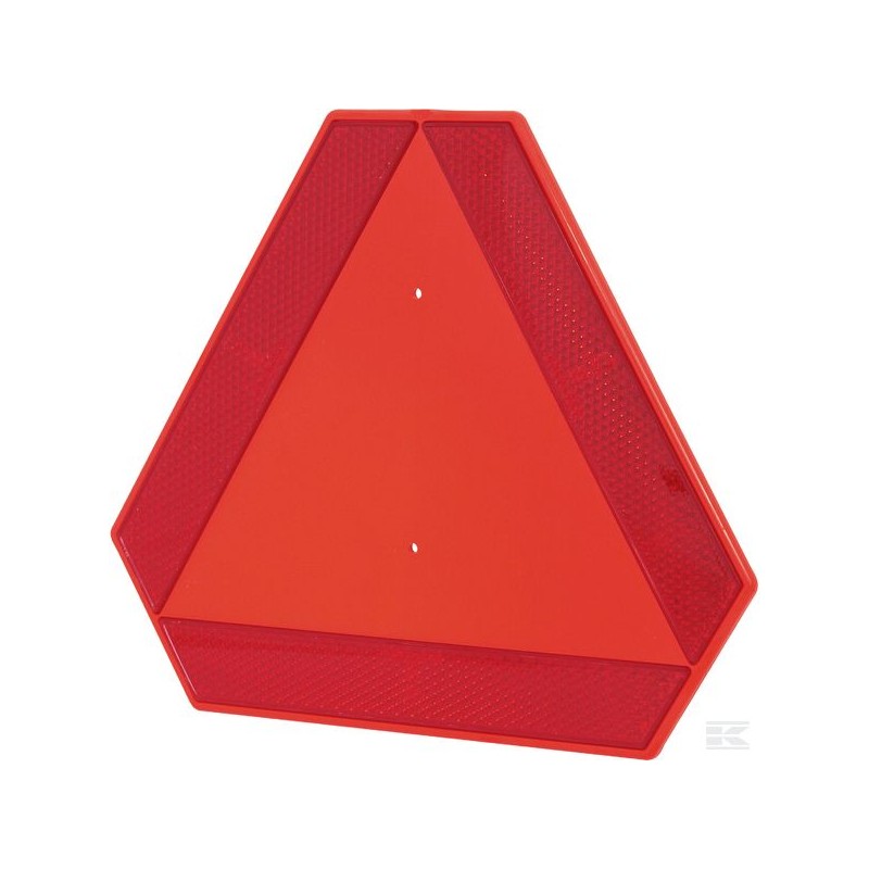 Triangle warning sign for low-speed vehicles