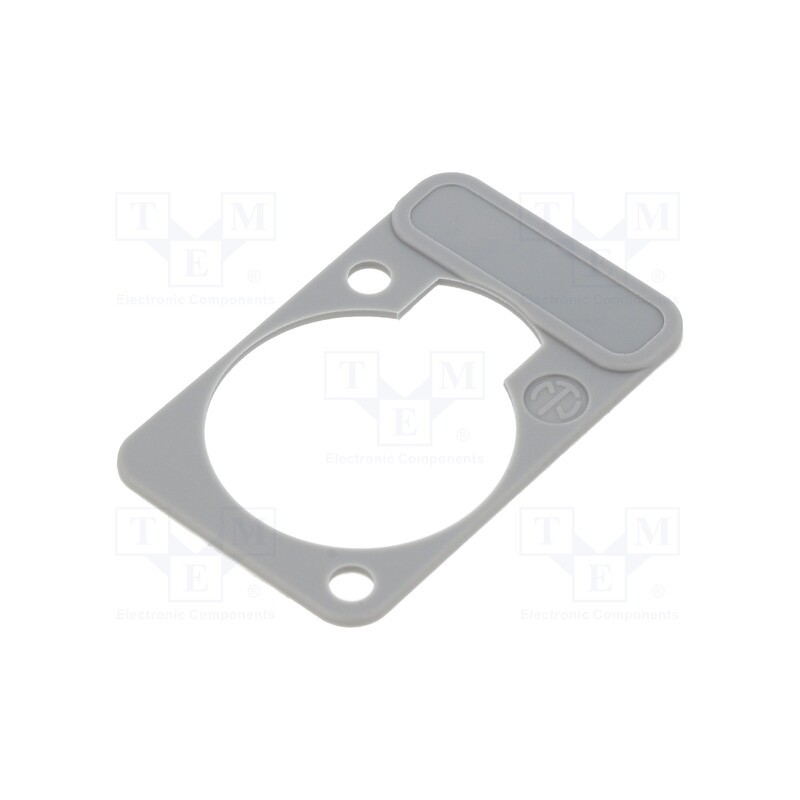 5 pcs x NEUTRIK - DSS-GREY - LETTERING PLATE GREY