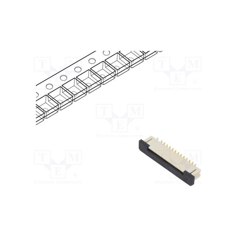 5 pcs x Amphenol Communications Solutions - F31W-1A7H1-11024 - FFC/FPC, F31W, PIN: 24, ZIF, SMT, 50V, 500mA, -40÷105°C, vertical
