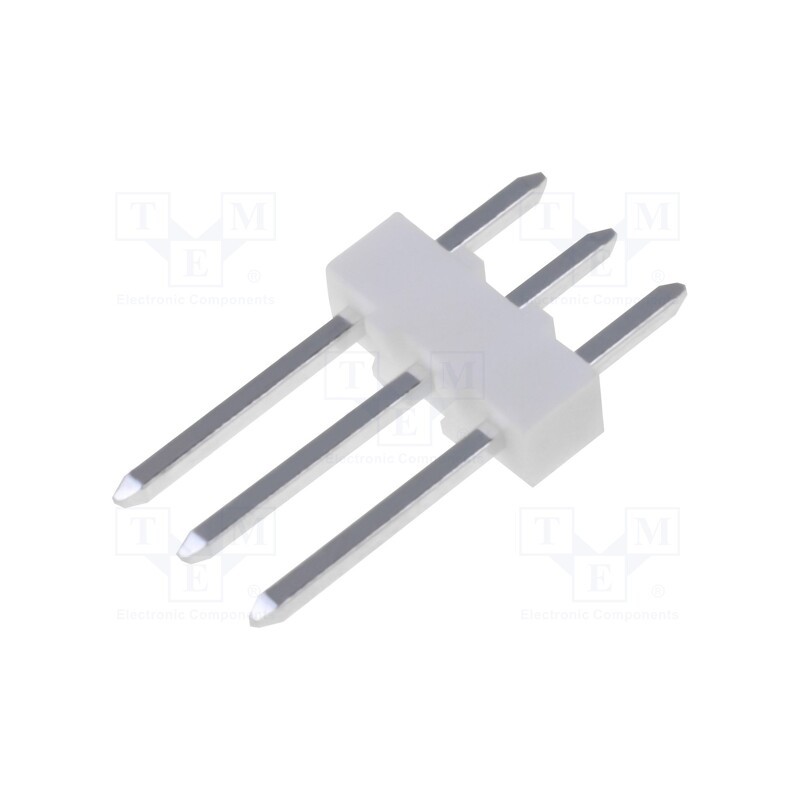 4 pcs x MOLEX - 22032031 - Pin header, pin strips, KK 254, male, PIN: 3, straight, 2.54mm, THT