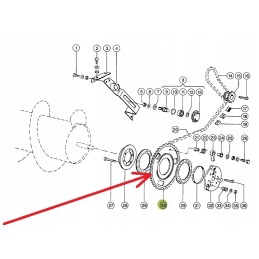 645932 1 sprocket 56z claas