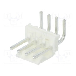 4 pcs x MOLEX - 26605040 - Socket, wire-board, male, KK 396, 3.96mm, PIN: 4, THT, 7A, tinned
