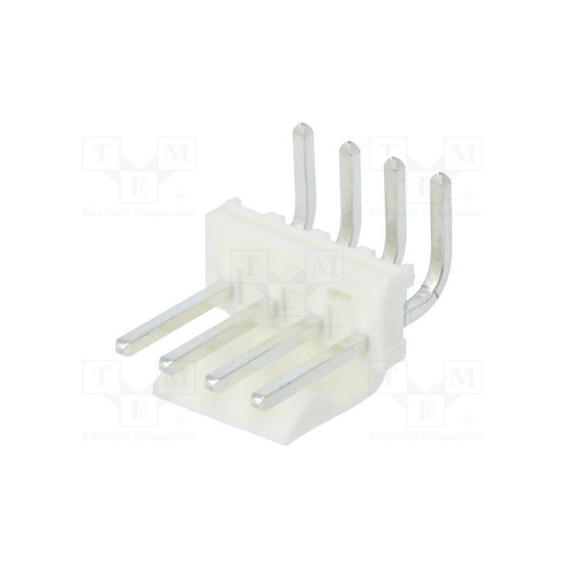 4 pcs x MOLEX - 26605040 - Socket, wire-board, male, KK 396, 3.96mm, PIN: 4, THT, 7A, tinned