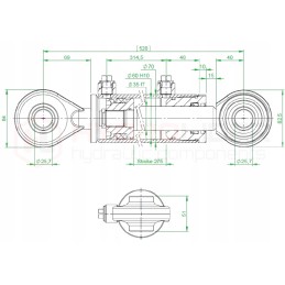 Hydraulic central connector c 330 c 360 3p boost