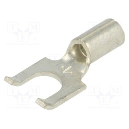 3 pcs x KEYSTONE - 8240 - Tip: fork, M4, crimped, for cable, non-insulated, copper, 4.32mm