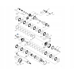 Steering knuckle gasket 35x42x4 new holland case 51736