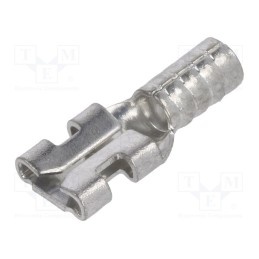 3 pcs x KEYSTONE - 8272 - Terminal: flat, 4.8mm, 0.5mm, female, crimped, for cable, straight