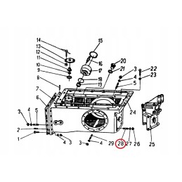 Ursus C 330 rear axle stud stud