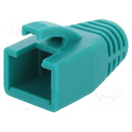 3 pcs x LOGILINK - MP0035G - RJ45 plug boot, 8mm, green