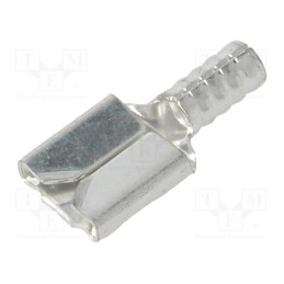 3 pcs x KEYSTONE - 8273 - Terminal: flat, 6.4mm, 0.8mm, female, crimped, for cable, straight