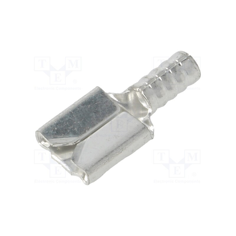 3 pcs x KEYSTONE - 8273 - Terminal: flat, 6.4mm, 0.8mm, female, crimped, for cable, straight