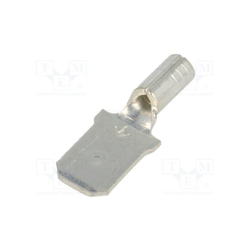 3 pcs x KEYSTONE - 8282 - Terminal: flat, 6.4mm, 0.8mm, male, crimped, for cable, straight