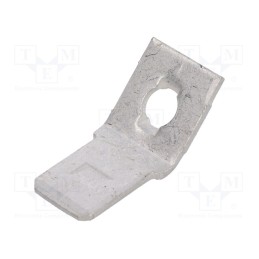 3 pcs x KEYSTONE - 1235 - Terminal: flat, 6.4mm, 0.8mm, male, M3, screw, brass, tinned