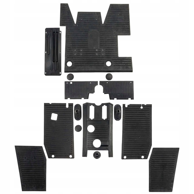 Cabin lining set, wide, right filler