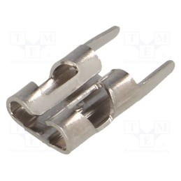 3 pcs x KEYSTONE - 3551 - Terminal: flat, 4.8mm, 0.8mm, female, THT, brass, tinned, straight