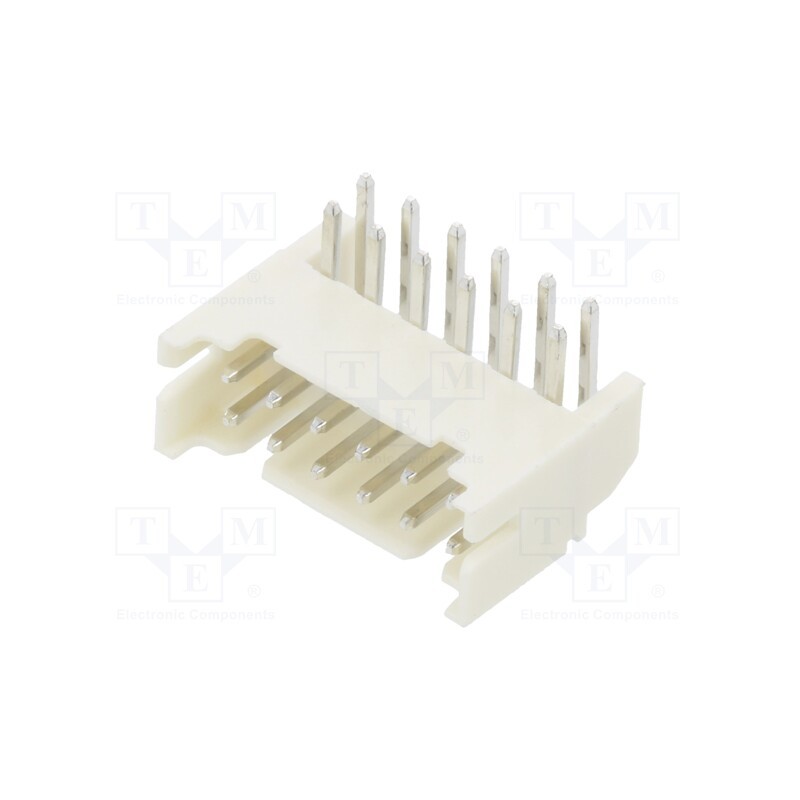 3 pcs x ADAM TECH - 2SHD-C-12-TR - Socket, wire-board, male, 2mm, PIN: 12, THT, 100V, 2A, angled