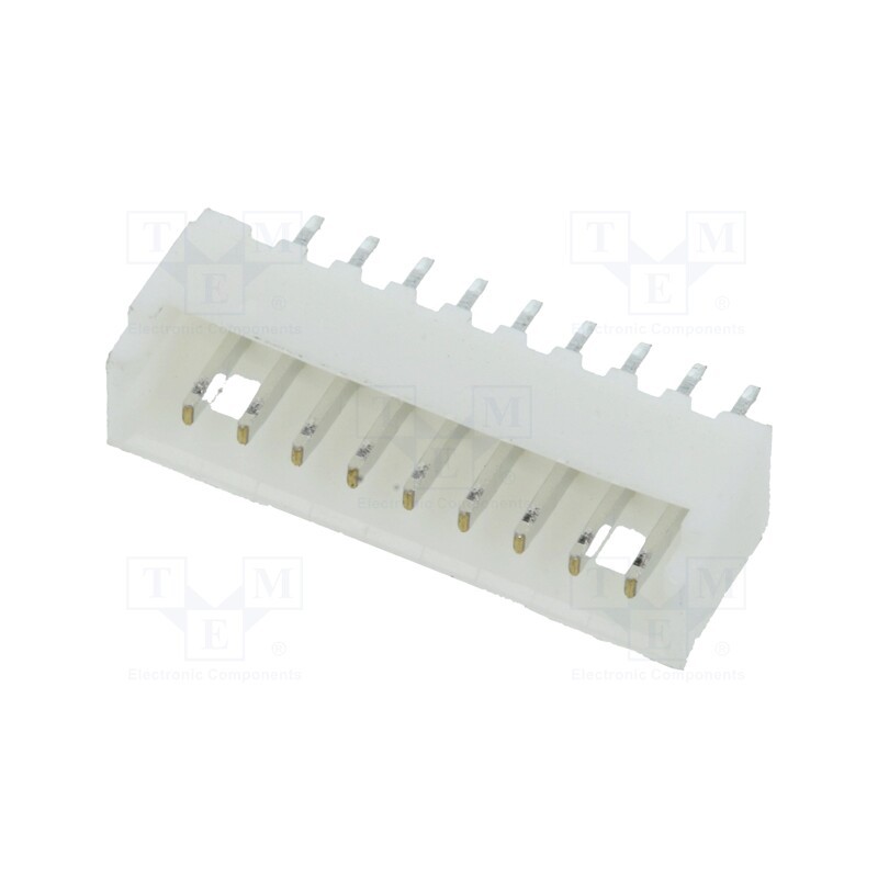 3 pcs x ADAM TECH - 125SH-B-09-TS - Socket, wire-board, male, 1.25mm, PIN: 9, THT, 125V, 1A, tinned
