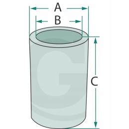 Reduction sleeve, cat. 0 1 16 19 mm