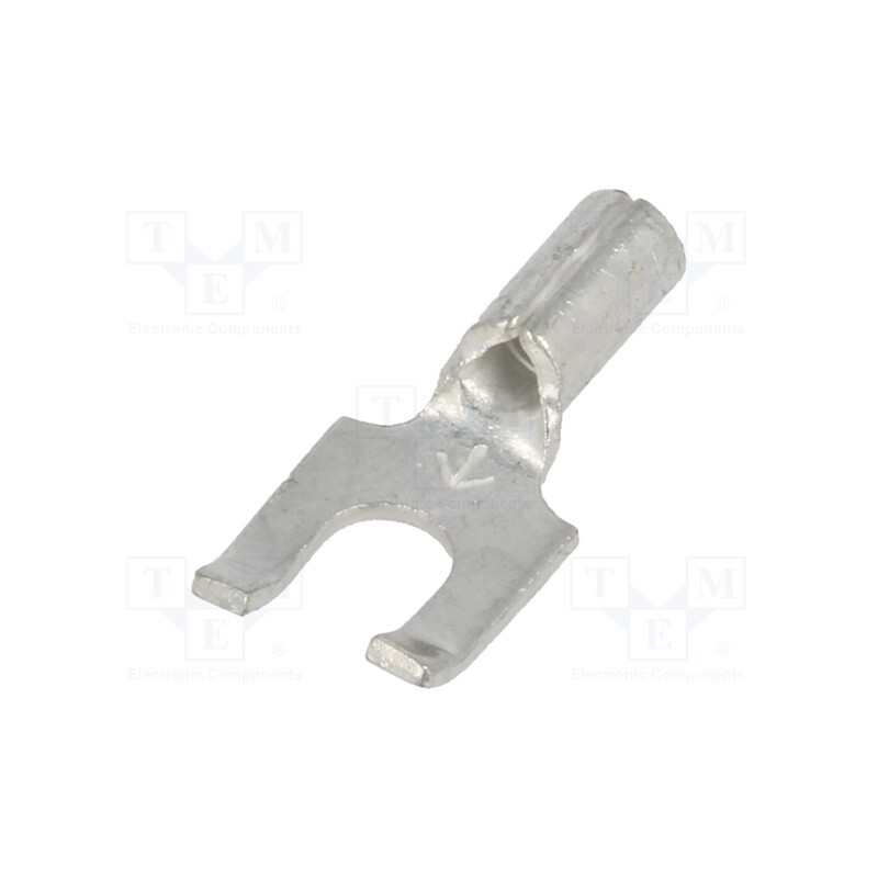 3 pcs x KEYSTONE - 8236 - Tip: fork, M3,5, crimped, for cable, non-insulated, copper, 3.66mm