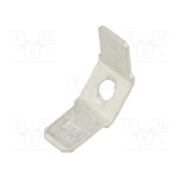 3 pcs x KEYSTONE - 1242 - Terminal: flat, 6.4mm, 0.8mm, male, M3, double, screw, brass, tinned