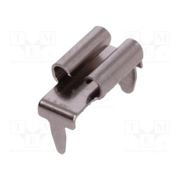 3 pcs x KEYSTONE - 3572 - Terminal: flat, 4.8mm, 0.8mm, female, THT, brass, tinned, angled 90°