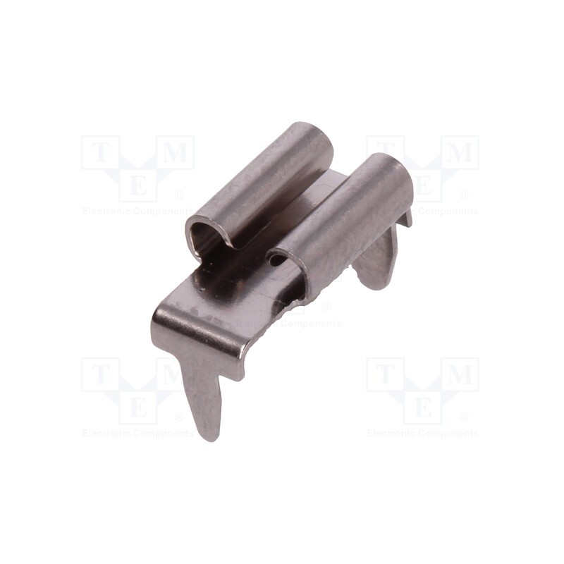 3 pcs x KEYSTONE - 3572 - Terminal: flat, 4.8mm, 0.8mm, female, THT, brass, tinned, angled 90°