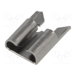 3 pcs x KEYSTONE - 3528 - Terminal: flat, 6.4mm, 0.8mm, female, THT, brass, tinned, straight